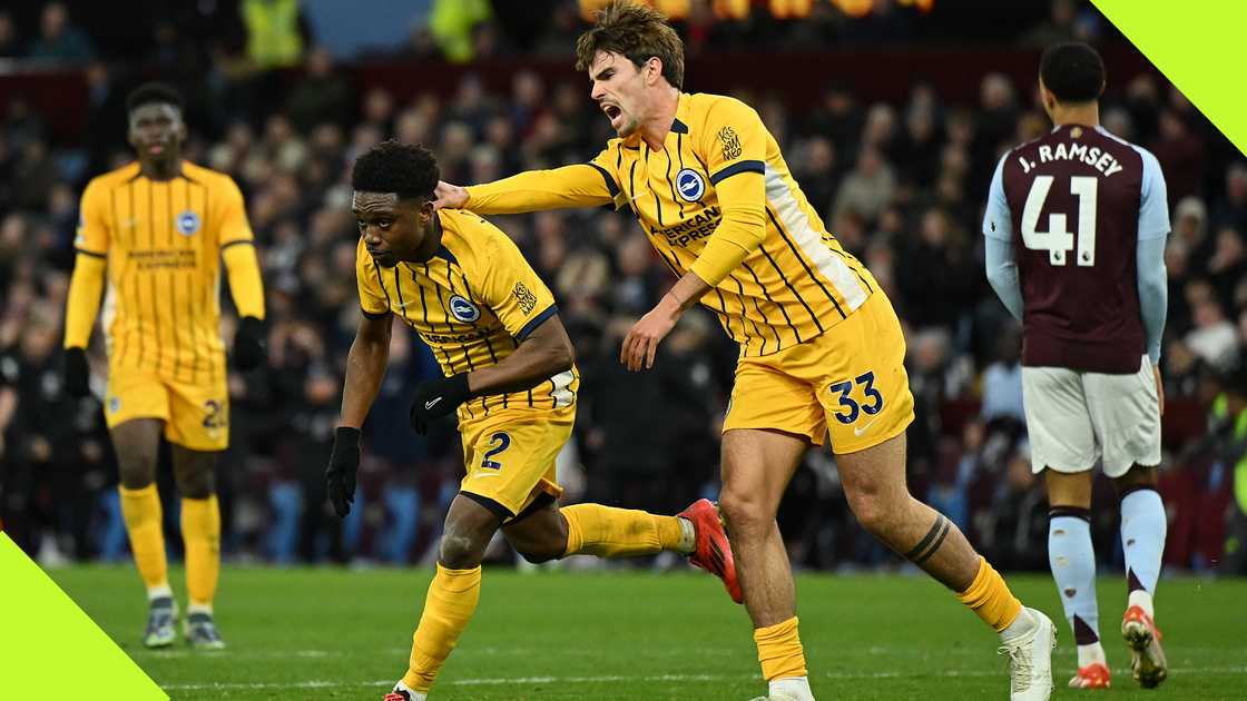 Tariq Lamptey's late strike rescued a point for Brighton at Aston Villa.