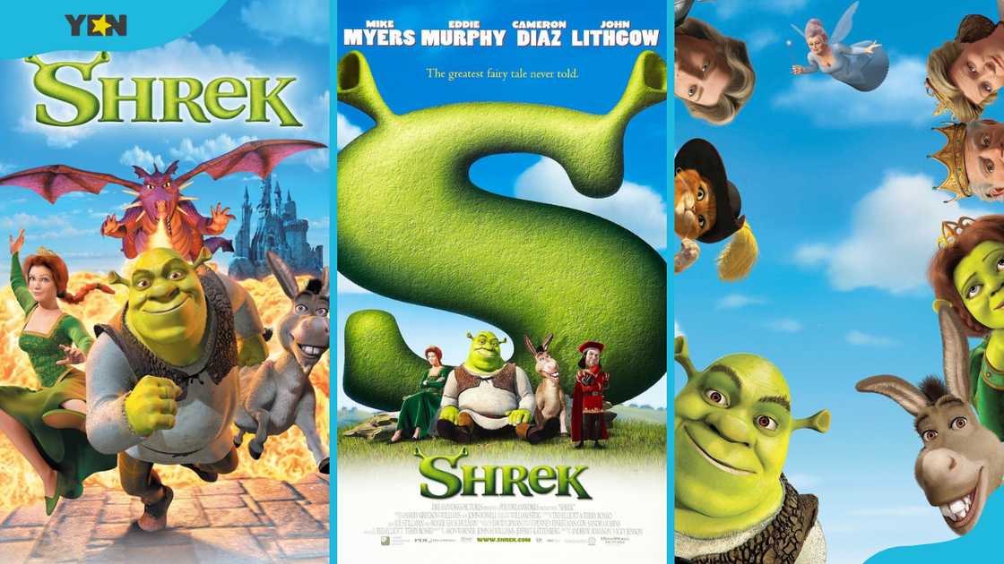 Shrek movie covers