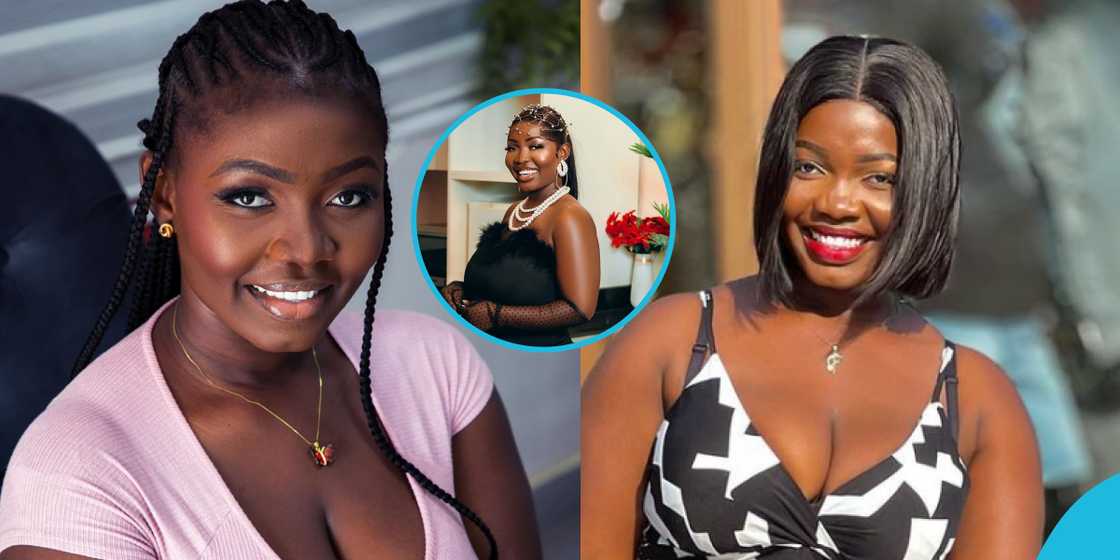 Felicia Osei slays in a black dress styled with pearls Felicia Osei slays in a black dress styled with pearls