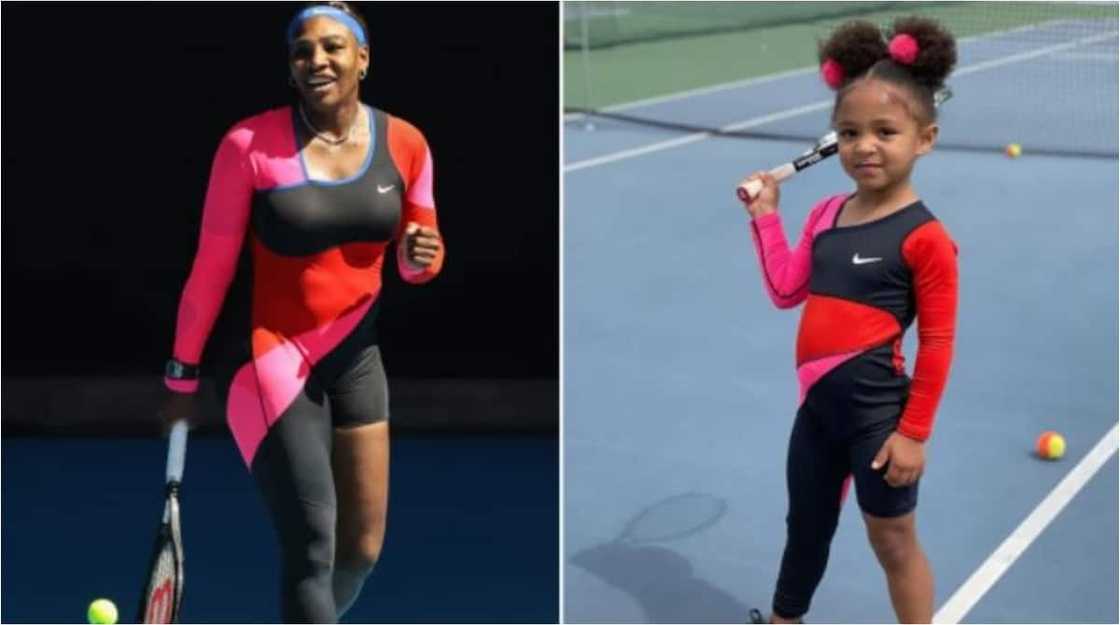 Adorable Serena Williams’ Daughter Olympia Rocks Replica of Her Mom Australian Open Look Adorable Serena Williams’ Daughter Olympia Rocks Replica of Her Mom Australian Open Look