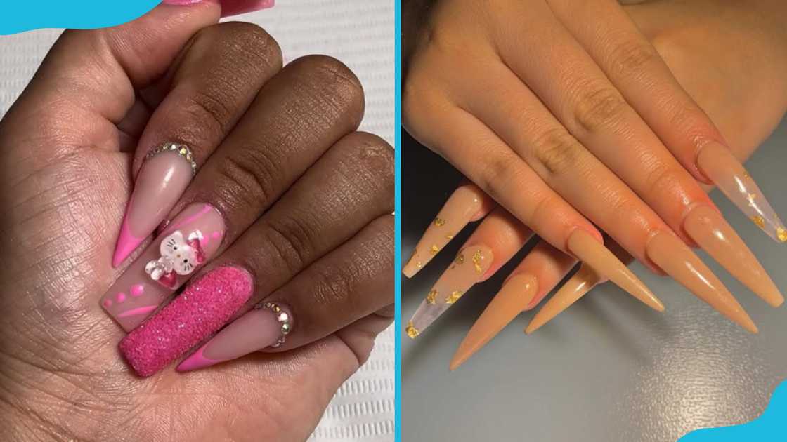 Stiletto and coffin combo Stiletto and coffin combo