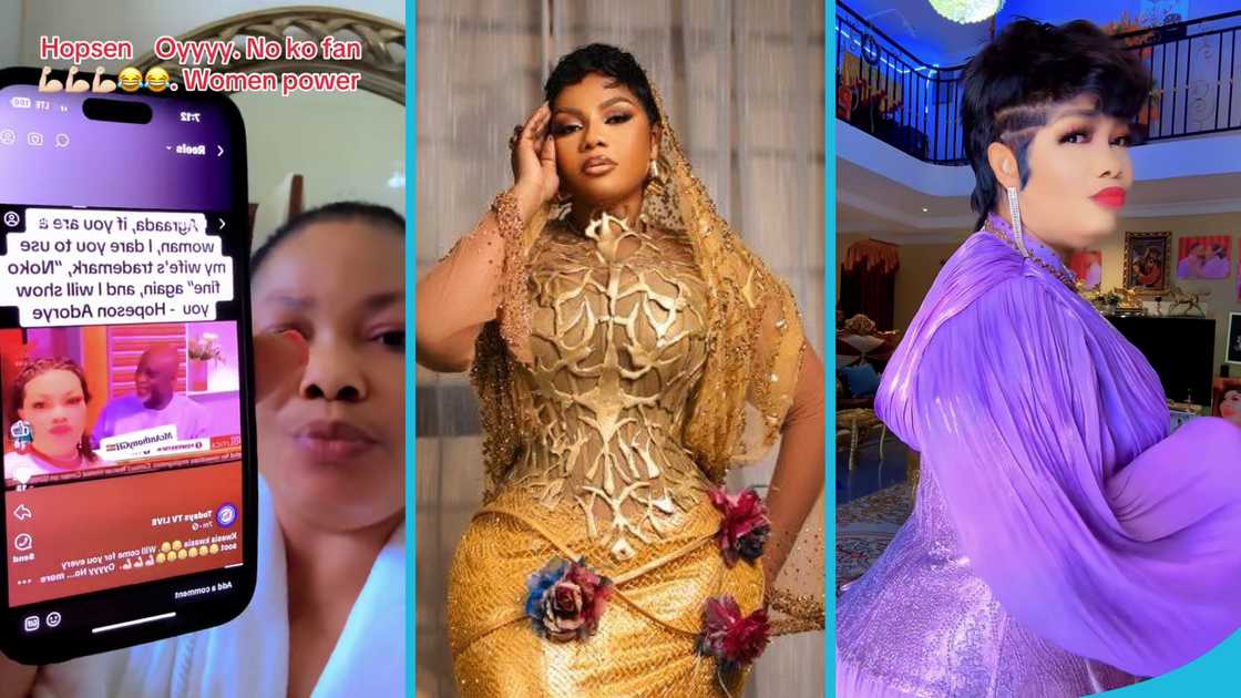 Empress Gifty, Nana Agradaa, Empress Gifty and Agradaa's beef, Empress Gifty sues Agradaa, Agradaa's husband, Hopeson Adorye Empress Gifty, Nana Agradaa, Empress Gifty and Agradaa's beef, Empress Gifty sues Agradaa, Agradaa's husband, Hopeson Adorye