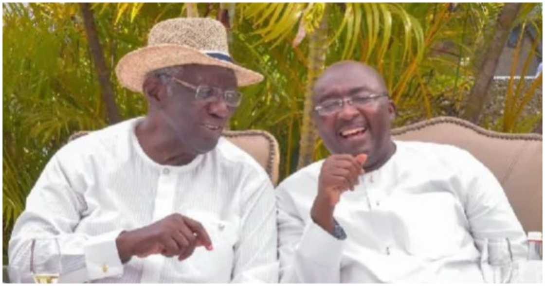 John Kufuor and Mahamudu Bawumia John Kufuor and Mahamudu Bawumia