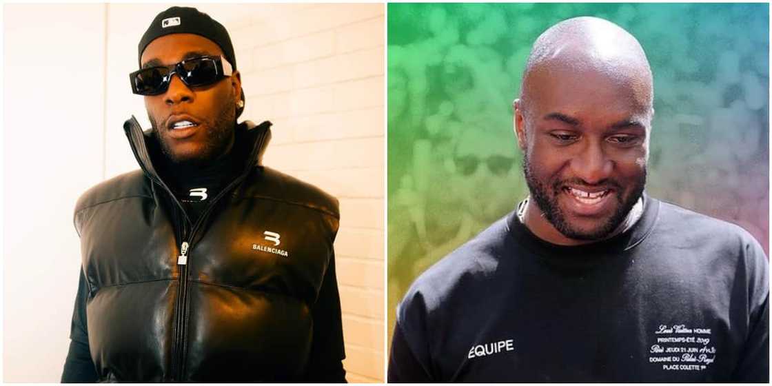 Burna Boy and Virgil Abloh Burna Boy and Virgil Abloh