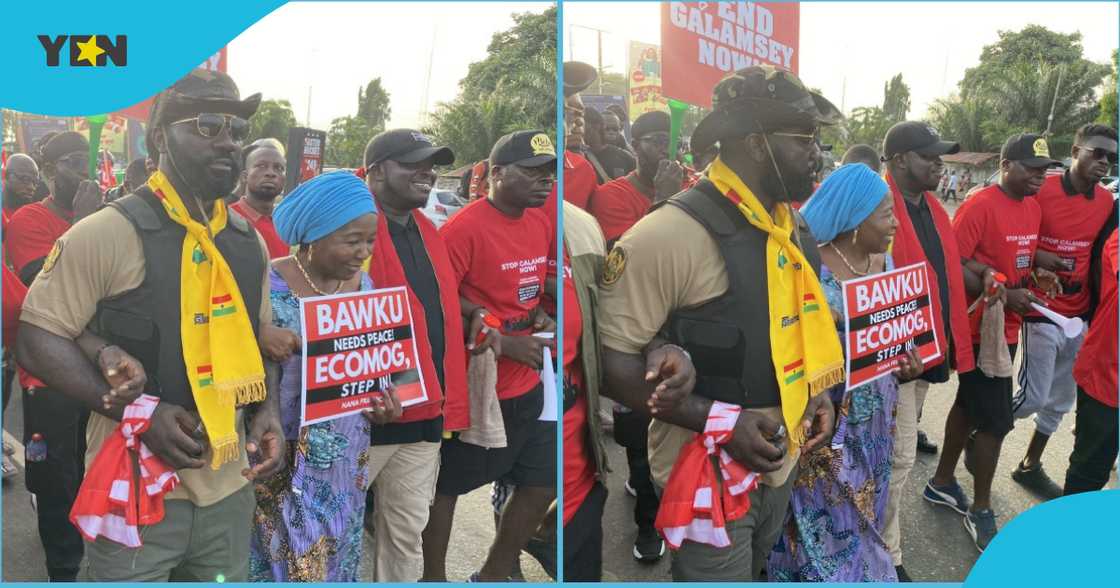 Okatakyie, Ghana, Protest, Galamsey, Illegal Mining, Police Okatakyie, Ghana, Protest, Galamsey, Illegal Mining, Police