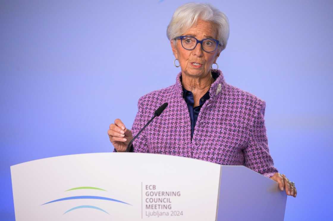 European Central Bank President Christine Lagarde, seen in Slovenia on October 17, 2024, warned the bank to be 'careful' about emerging currencies European Central Bank President Christine Lagarde, seen in Slovenia on October 17, 2024, warned the bank to be 'careful' about emerging currencies