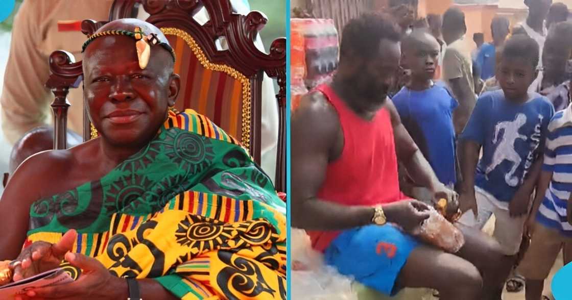 Otumfuo, Asantehene, bodyguard, Seidu Mba, Christmas, kids in Kumasi