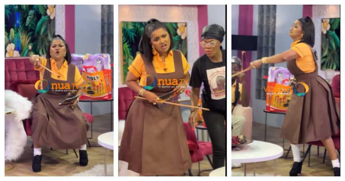 Nana Ama McBrown and TikTokers act funny play on Onua Showtime