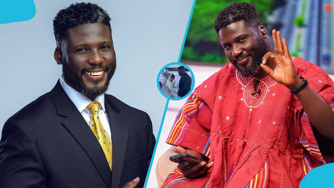 Godwin Namboh, Godwin Namboh wedding, Godwin Namboh marriage, TV3 Ghana presenter, TV3 Ghana presenter wedding, Godwin Namboh wife, Celebrity wedding in Ghana, Godwin Namboh actor, Godwin Namboh movies, Pastor Enoch Boamah, Pastor Erock