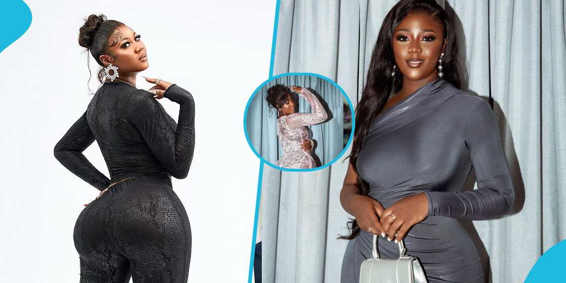 Ghanaian actress Salma Mumin flaunts her new shape. Ghanaian actress Salma Mumin flaunts her new shape.