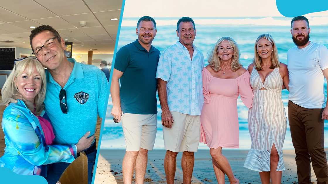 Bob and Erin Leavitt (L). Together with their three kids (R) Bob and Erin Leavitt (L). Together with their three kids (R)