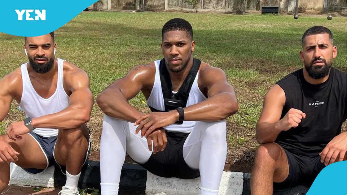 Anthony Joshua accident, driver's son defence, Lagos to Sagamu journey, Anthony Joshua car crash details, Ifeoluwa Adeniyi, Adeniyi Mobolaji Kayode, Anthony Joshua.