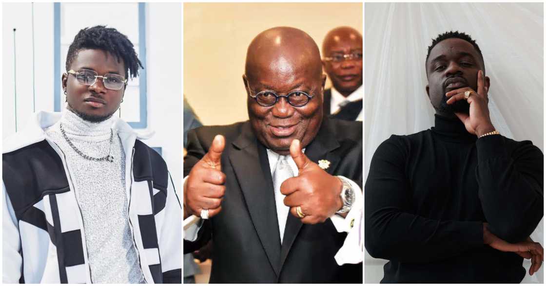 Kuami Eugene, Akufo-Addo and Sarkodie on Happy Day song