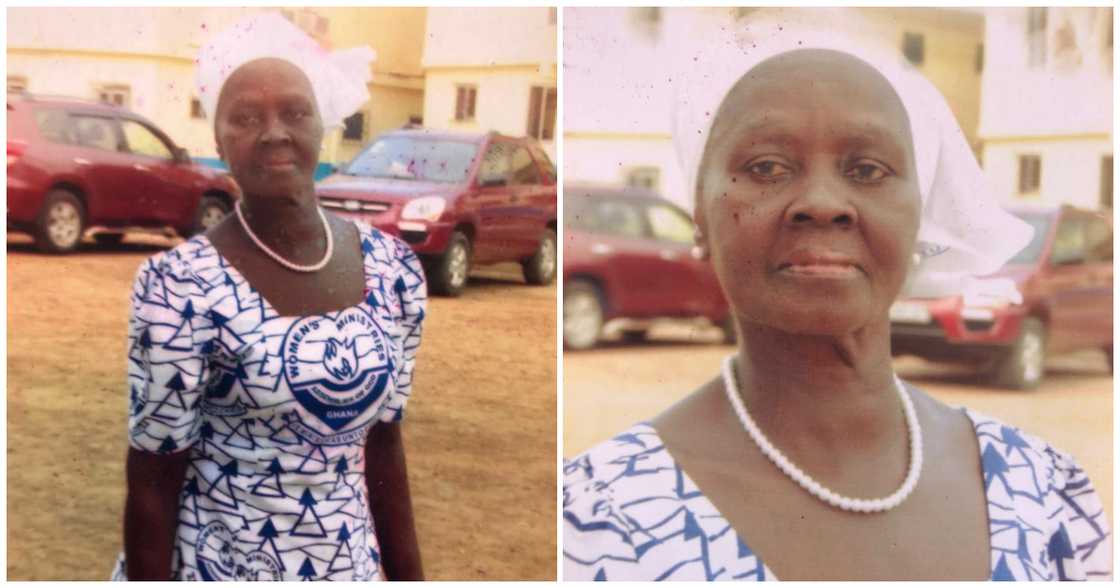 Photo of Mama Aggie a Ghanaian granny who is missing Photo of Mama Aggie a Ghanaian granny who is missing