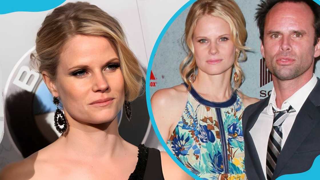 Leanne and her husband, Walton Goggins Leanne and her husband, Walton Goggins