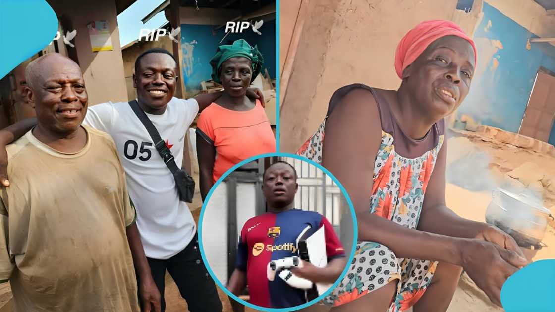 Amonu, Osanju, Ghana, TikTok, people, one year death celebration, Veronica Frimpong, Family content creation, Agya K, funeral Amonu, Osanju, Ghana, TikTok, people, one year death celebration, Veronica Frimpong, Family content creation, Agya K, funeral