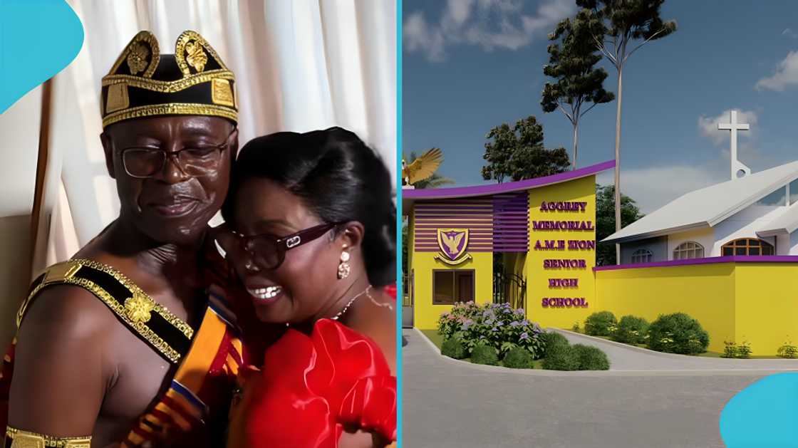 Aggrey Memorial Senior High School, love story, reunion marriage, friendship to romance, 55 years apart, Nana Kwasi Appiateng Akoto, Rose Hayford Kwatchey, enduring love