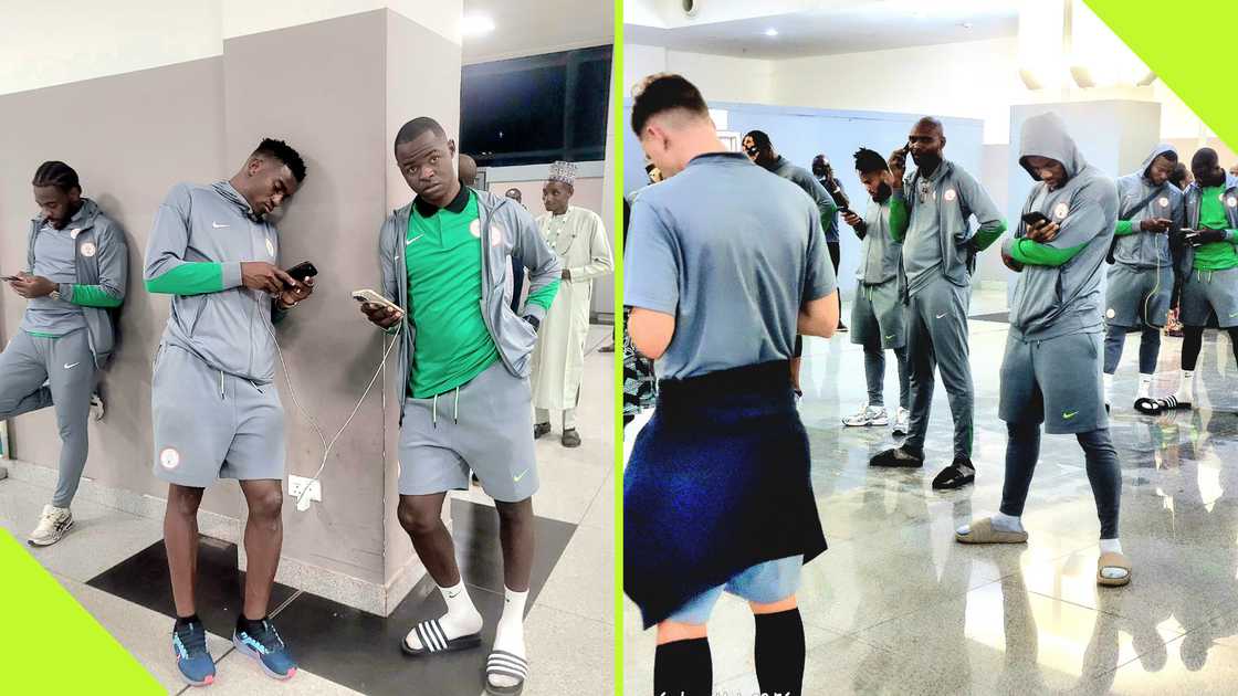 Players of the Super Eagles of Nigeria