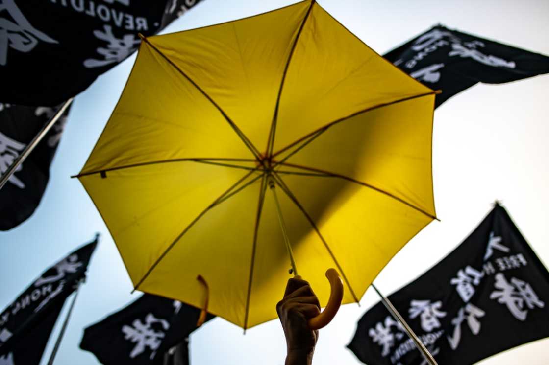 Yellow umbrellas became a symbol of anti-authoritarian demonstrations in Hong Kong