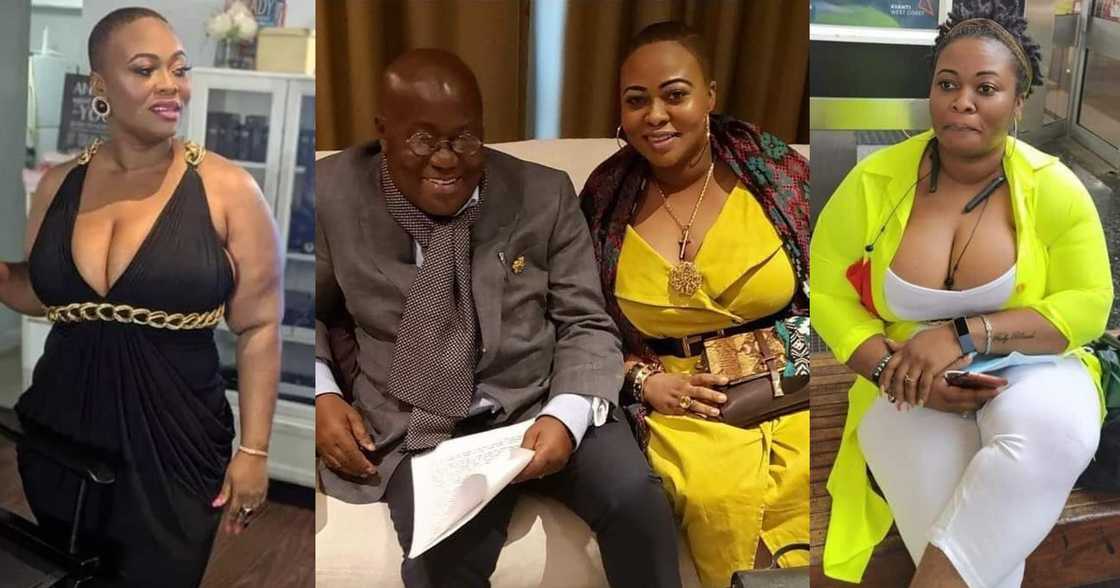 Serwaa Broni and Akufo-Addo