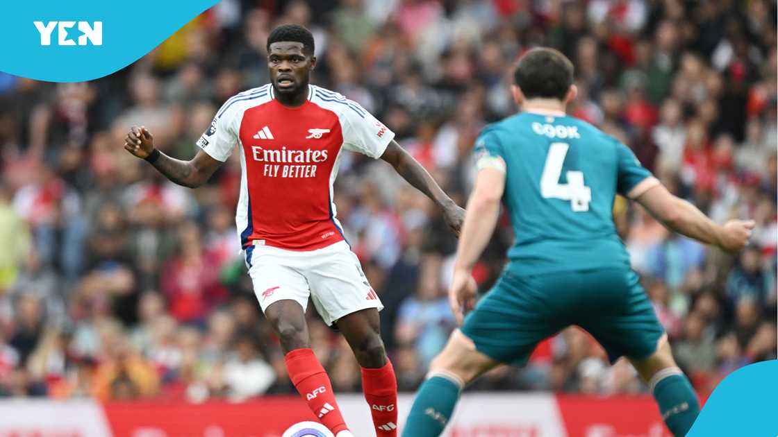 Thomas Partey, Arsenal, Bournemouth, Antoine Semenyo. Thomas Partey, Arsenal, Bournemouth, Antoine Semenyo.