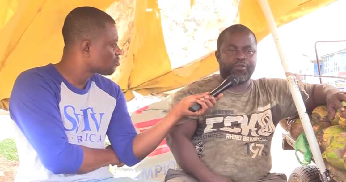 Kweku Frimpong: Meet the man with 4 kids who has built a house after 29 years of selling coconut Kweku Frimpong: Meet the man with 4 kids who has built a house after 29 years of selling coconut