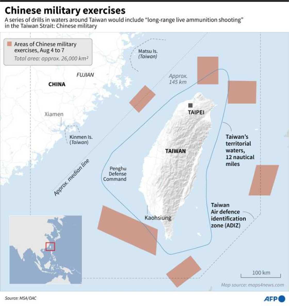 Chinese military exercises