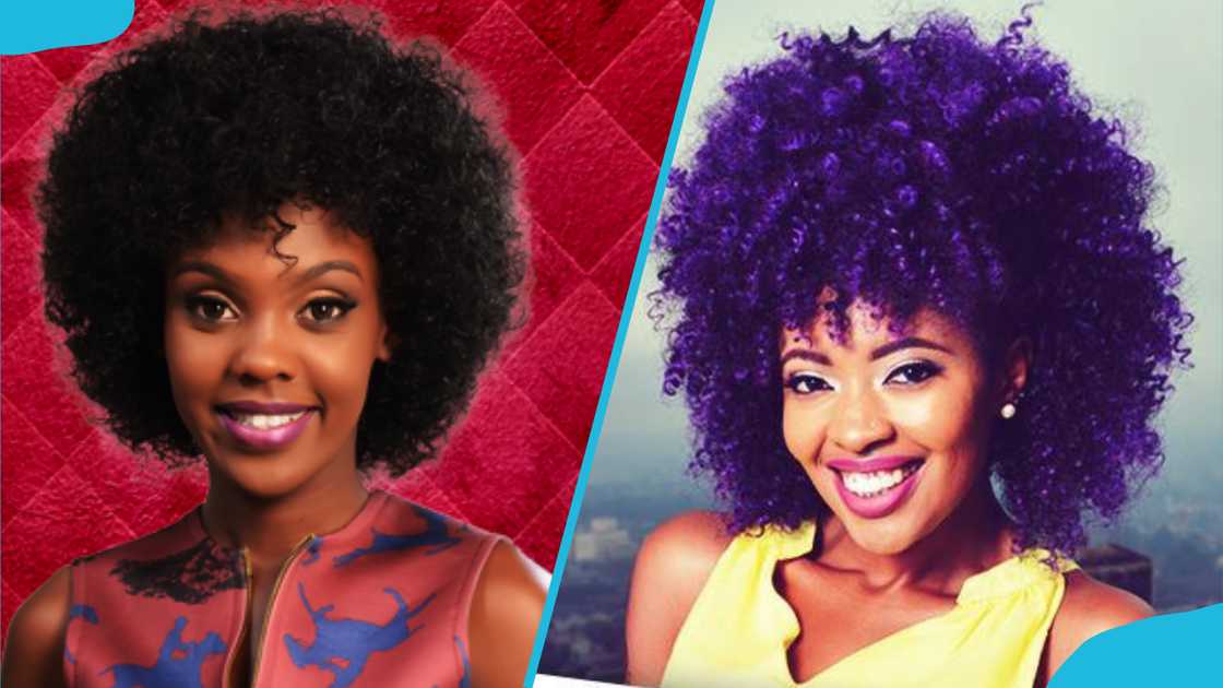 Ladies rocking Cute Afro kinky styles with bangs