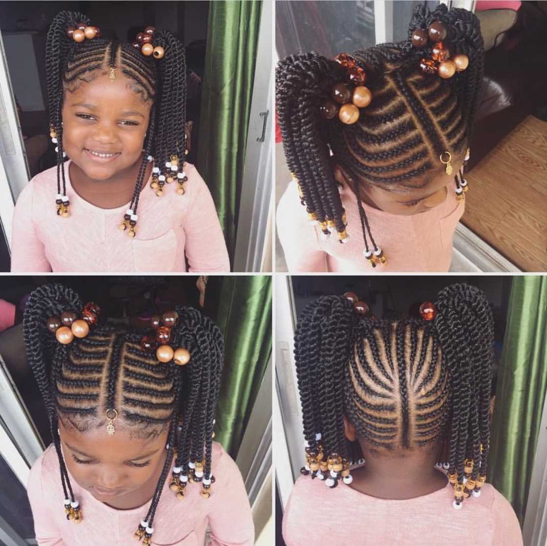 Ghana braids updos