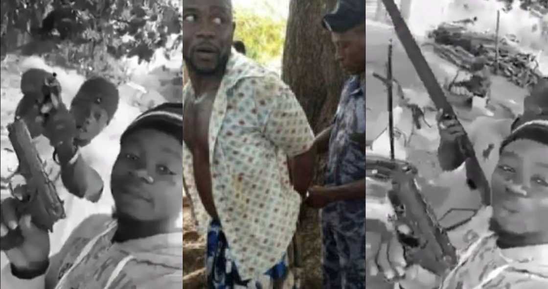 One of the young men spotted in viral video brandishing guns reportedly arrested One of the young men spotted in viral video brandishing guns reportedly arrested