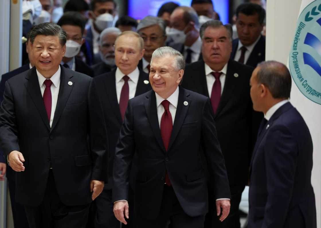 Putin and Xi's meeting took place on the sidelines of the Shanghai Cooperation Organisation summit Putin and Xi's meeting took place on the sidelines of the Shanghai Cooperation Organisation summit