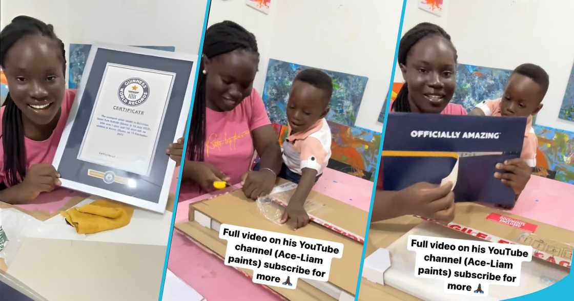 Ace-Liam: 1-Year-Old GWR Holder's Mum Shares How She Received And Framed His Certificate (Video) Ace-Liam: 1-Year-Old GWR Holder's Mum Shares How She Received And Framed His Certificate (Video)