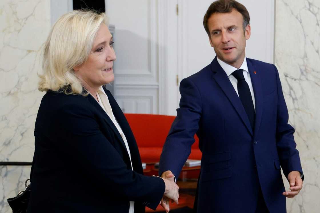 Macron has sounded out opposition leaders, including Marine Le Pen Macron has sounded out opposition leaders, including Marine Le Pen