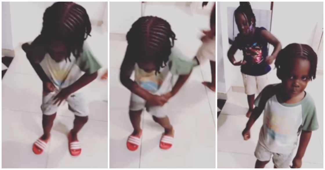 Stonebwoy's children dancing