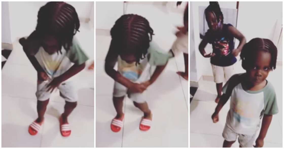 Stonebwoy's children dancing Stonebwoy's children dancing