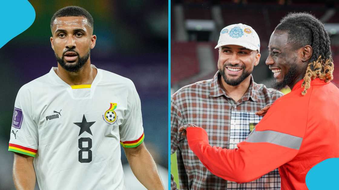 Daniel Kofi Kyereh spotted with Black Stars squad ahead of Germany clash in Stuttgart Daniel Kofi Kyereh spotted with Black Stars squad ahead of Germany clash in Stuttgart