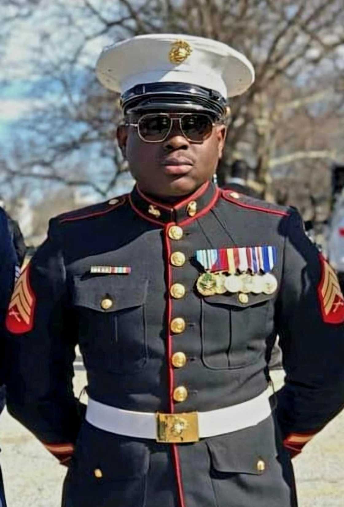 US Marine veteran Erwin Boateng, Ghanaian marine officers, traditional rulers, and chiefs in Ghana US Marine veteran Erwin Boateng, Ghanaian marine officers, traditional rulers, and chiefs in Ghana