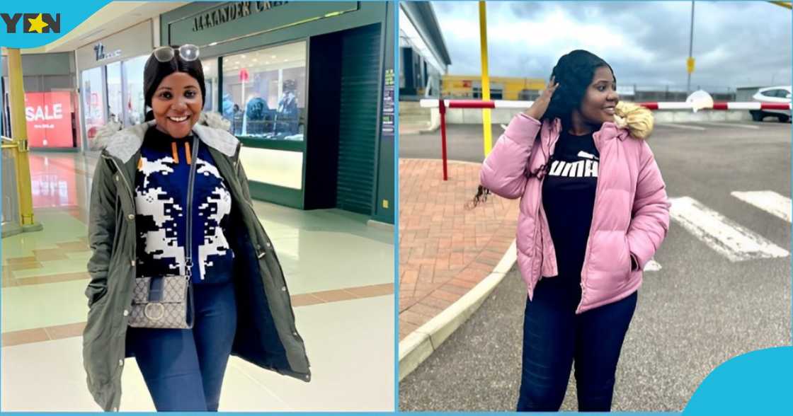 Photo of a Ghanaian nurse in the UK after leaving her post in Ghana. Photo of a Ghanaian nurse in the UK after leaving her post in Ghana.