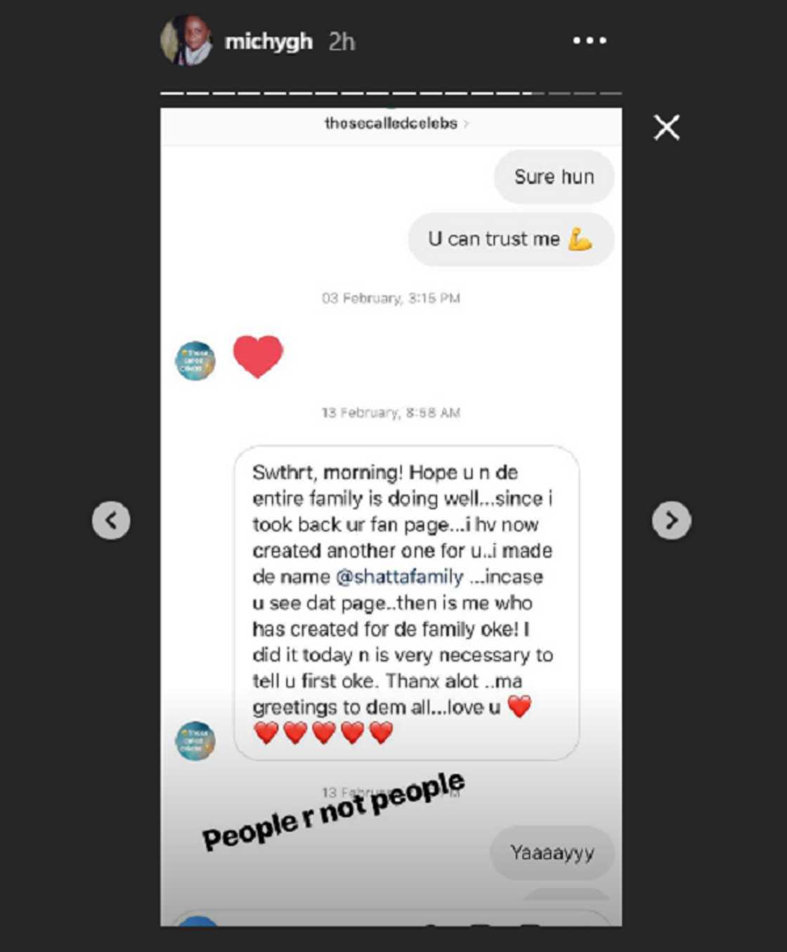 Shatta Michy drops photos and secrets of lady behind ‘those_called_celebs_ Instagram page Shatta Michy drops photos and secrets of lady behind ‘those_called_celebs_ Instagram page