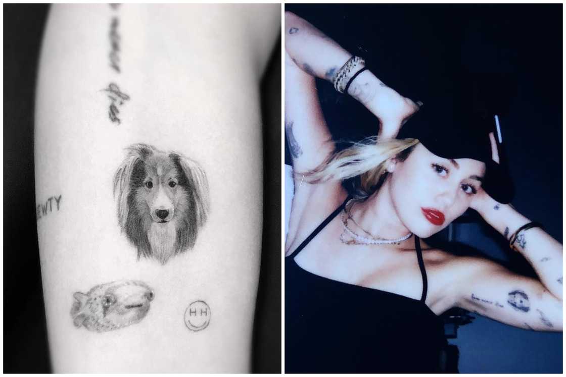 Miley Cyrus tattoos