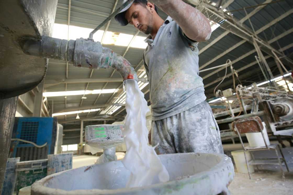 Chalk was formed aeons ago when the shells of tiny marine creatures were compressed on the sea floor -- and the landlocked desert country of Jordan is blessed with vast deposits Chalk was formed aeons ago when the shells of tiny marine creatures were compressed on the sea floor -- and the landlocked desert country of Jordan is blessed with vast deposits