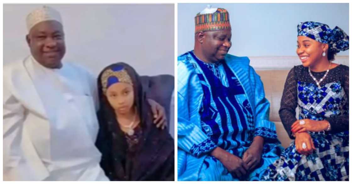 Aminu Danmaliki and wife, 21 year old Sakina