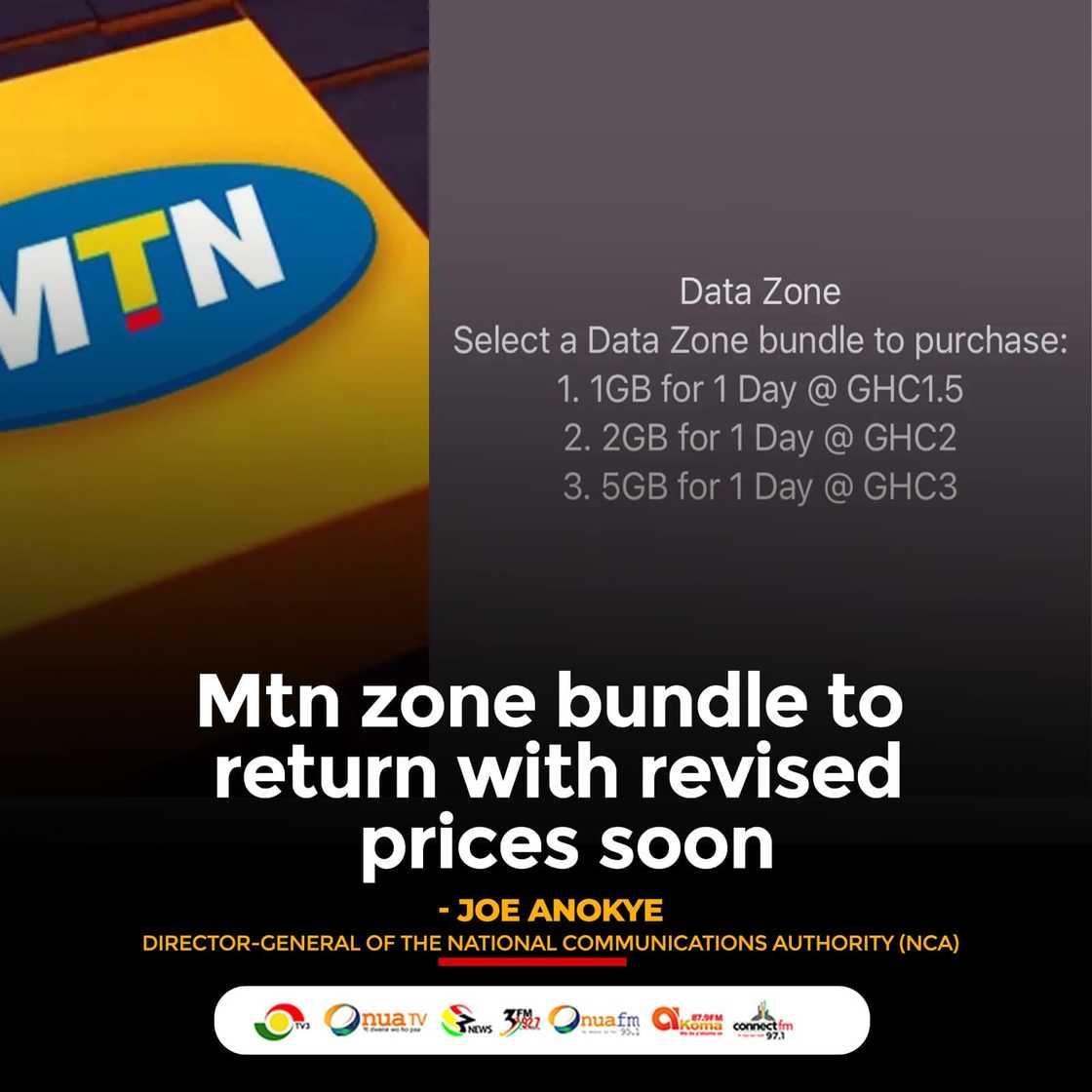 NCA has announced that the MTN Data Zone bundle will soon return NCA has announced that the MTN Data Zone bundle will soon return