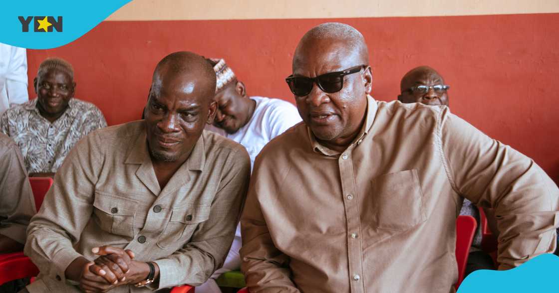 Haruma Iddrisu and Mahama share pleasantries in a video