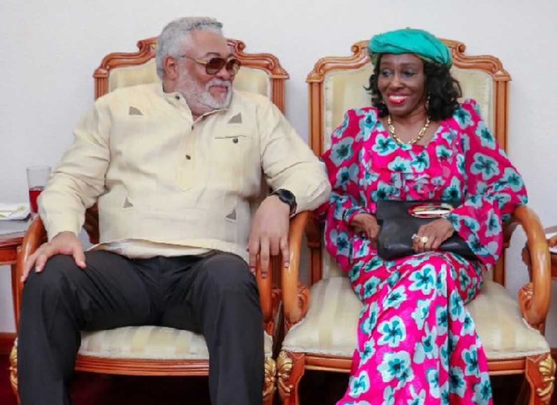 Photos of Late JJ Rawlings and his wife Nana Konadu which show they were inseperable