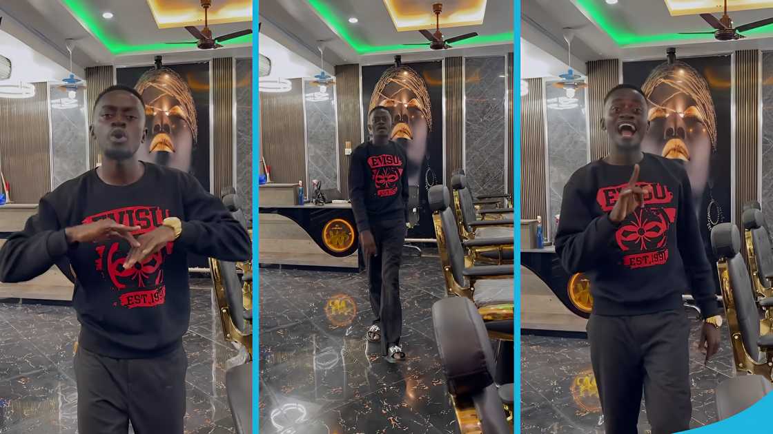 Lil Win, Ultra-modern barbershop, Ofinso-Ahenkro, Wezzy Barbering Studios Lil Win, Ultra-modern barbershop, Ofinso-Ahenkro, Wezzy Barbering Studios