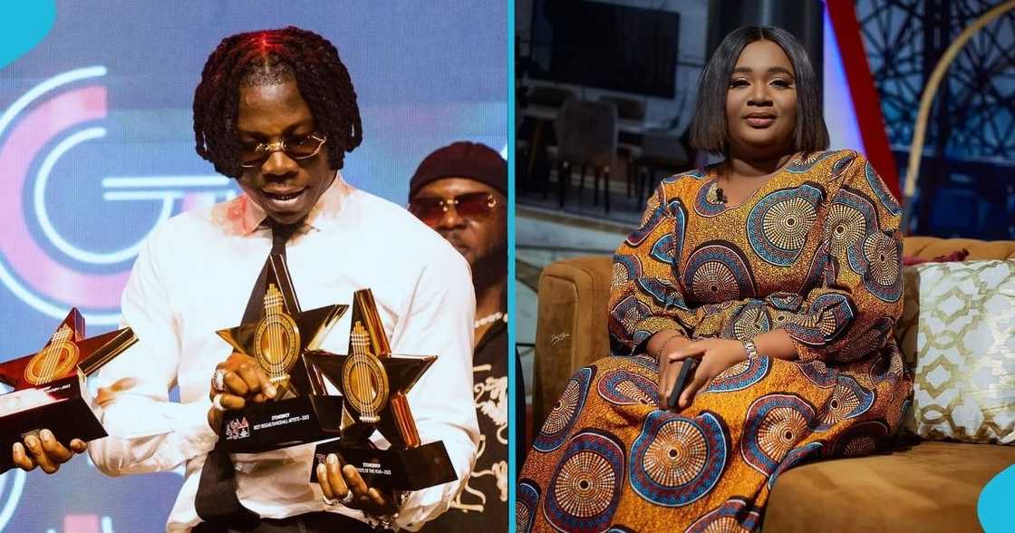 Vida Adutwumwaa, Stonebwoy, TGMA, Artiste of the Year, King Promise. Vida Adutwumwaa, Stonebwoy, TGMA, Artiste of the Year, King Promise.