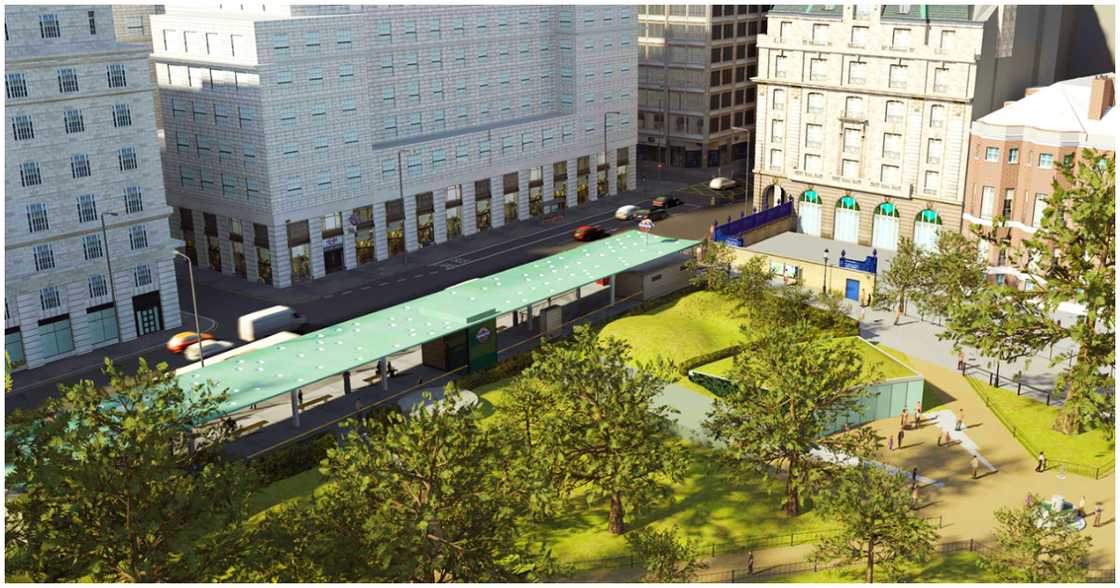 Photo of the Green Park Station designed by Elsie Owusu Photo of the Green Park Station designed by Elsie Owusu