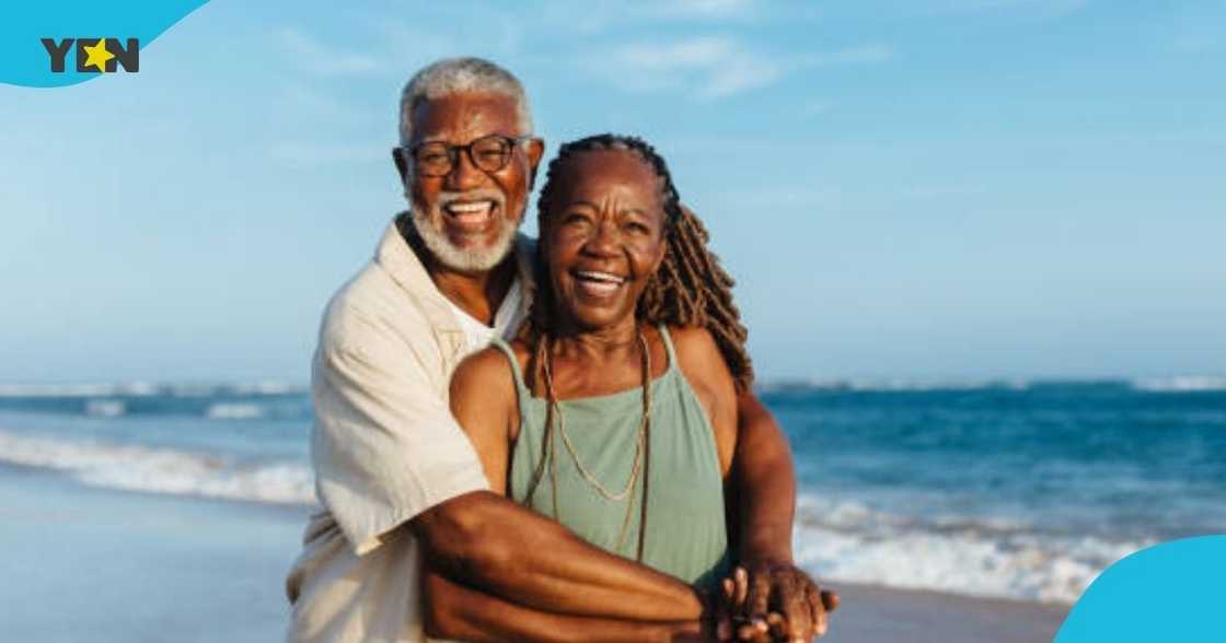 Elderly Ghanaian couple, true love, house chores, lovely moment. inspires many