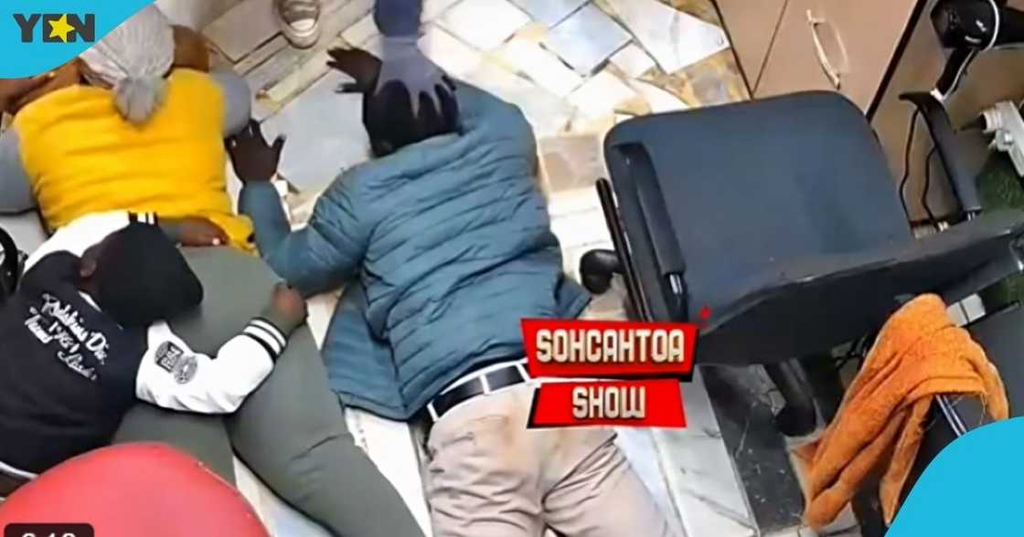 A troubling CCTV video, two Ghanaian nationals, along with young children, armed robbery, South Africa, xenophobic attack